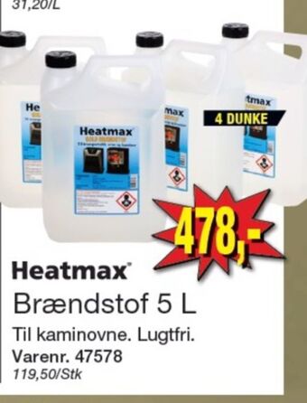 Heatmax kaminovnsbrændstof
