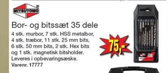 Harald Nyborg Mitsutomo bor- og bitssæt tilbud