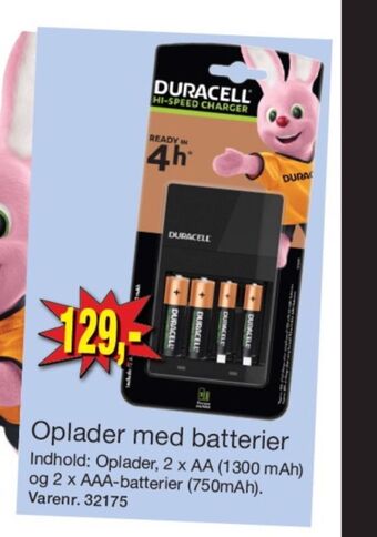 Harald Nyborg Duracell batterilader tilbud
