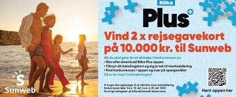 Vind 2 x rejsegavekort på 10000 kr til sunweb