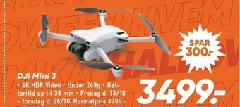 Bilka Dji mini 3 tilbud