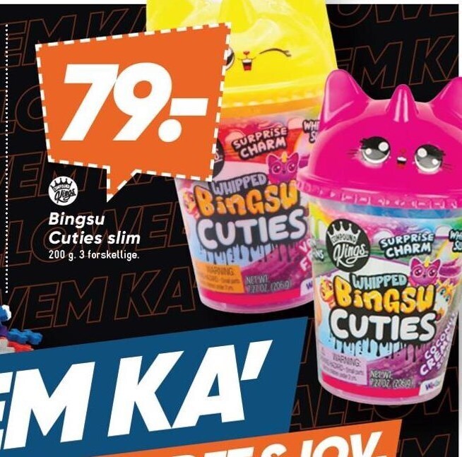 Bingsu cuties slim tilbud hos Bilka