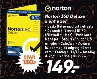 Bilka Norton 360 deluxe 5 enheder tilbud
