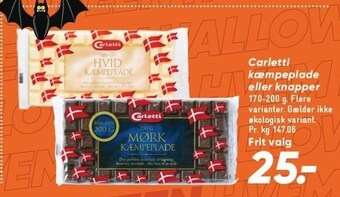 Bilka Carletti kæmpeplade eller knapper tilbud