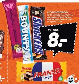Bilka Chokoladebar tilbud