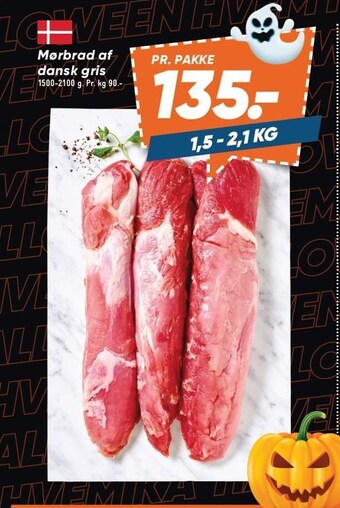 Bilka Mørbrad af dansk gris tilbud