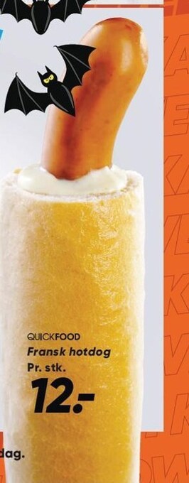 Bilka Quickfood fransk hotdog tilbud