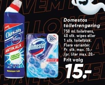 Bilka Domestos toiletrengøring tilbud