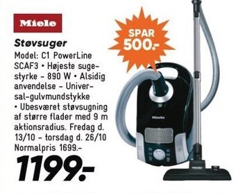 Bilka Miele støvsuger tilbud