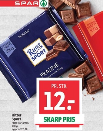 SPAR Ritter sport tilbud