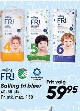 Bilka Salling fri bleer tilbud
