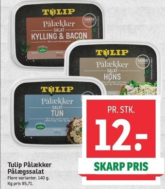 SPAR Tulip pålækker pålægssalat tilbud