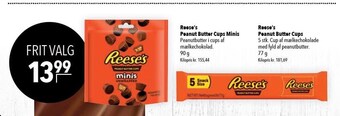 Citti Reese's peanuts butter cups minis eller reese's peanut butter cups tilbud