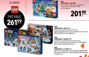 Citti Lego julekalender tilbud