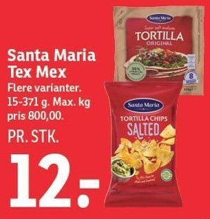 SPAR Santa maria tex mex tilbud