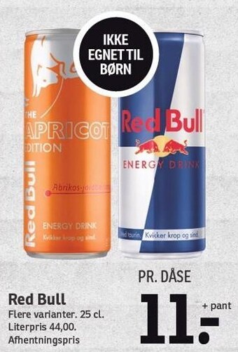 SPAR Red bull tilbud