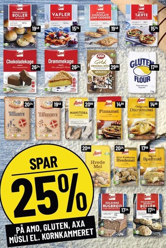 Løvbjerg Spar 25% på amo, gluten, axa müsli el. kornkammeret tilbud