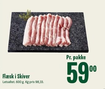 Min Købmand Flæsk i skiver tilbud