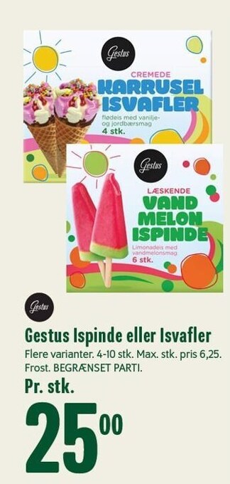 Gestus ispinde eller isvafler
