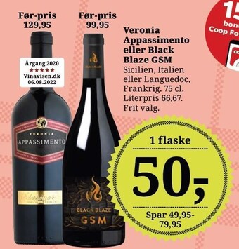 Dagli'Brugsen Veronia appassimento eller black blaze gsm tilbud