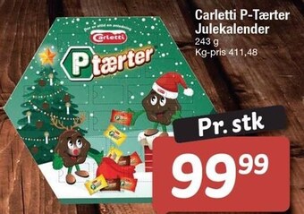 Fakta Tyskland Carletti p-tærter julekalender tilbud