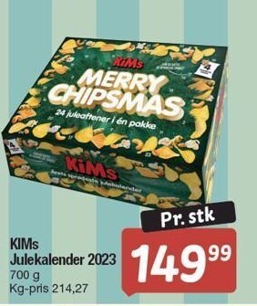 Fakta Tyskland Kims julekalender 2023 tilbud