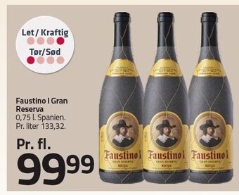Fleggaard Faustino i gran reserva tilbud
