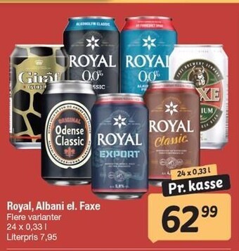 Fakta Tyskland Royal, albani el. faxe tilbud