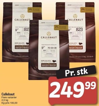 Fakta Tyskland Callebaut tilbud