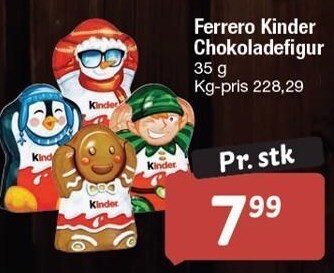 Fakta Tyskland Ferrero kinder chokoladefigur tilbud