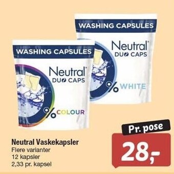 Fakta Tyskland Neutral vaskekapsler tilbud