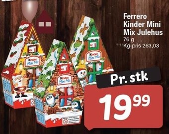 Fakta Tyskland Ferrero kinder mini mix julehus tilbud