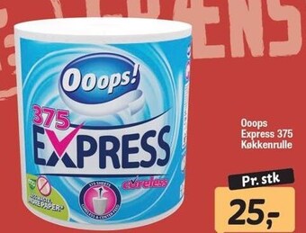 Fakta Tyskland Ooops express 375 køkkenrulle tilbud