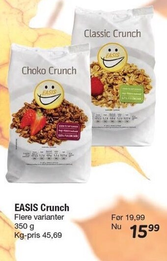 Fakta Tyskland Easis crunch tilbud