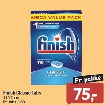 Fakta Tyskland Finish classic tabs tilbud