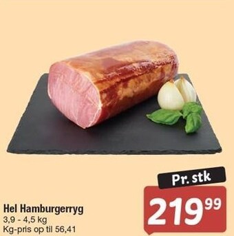 Fakta Tyskland Hel hamburgerryg tilbud