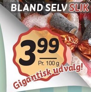Bland selv slik