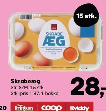 Kvickly Coop skrabeæg tilbud