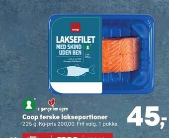 Kvickly Coop ferke lakseportioner tilbud