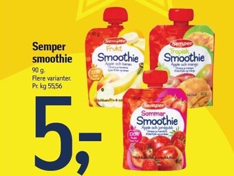 Føtex Semper smoothie tilbud