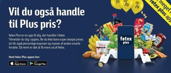 Føtex Vil du også handle til plus pris tilbud