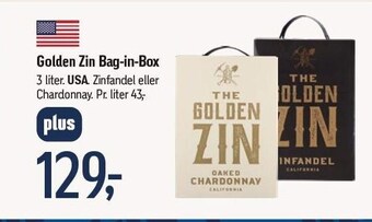 Golden zin bag-in-box