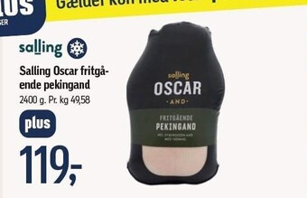 Føtex Salling oscar fritgående pekingand tilbud