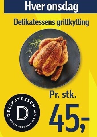 Føtex Delikatessens grillkylling tilbud