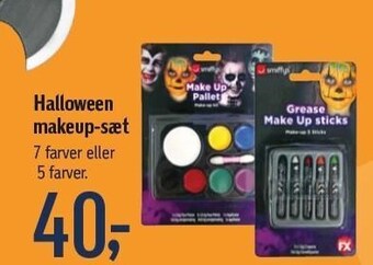 Føtex Halloween makeup-sæt tilbud