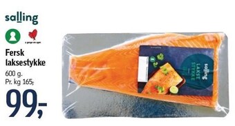 Føtex Salling fersk laksestykke tilbud