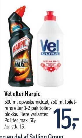 Føtex Vel eller harpic tilbud