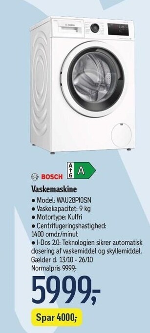 Føtex Vaskemaskine tilbud