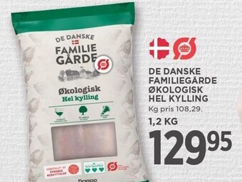 MENY De danske familiegårde økologisk hel kylling tilbud