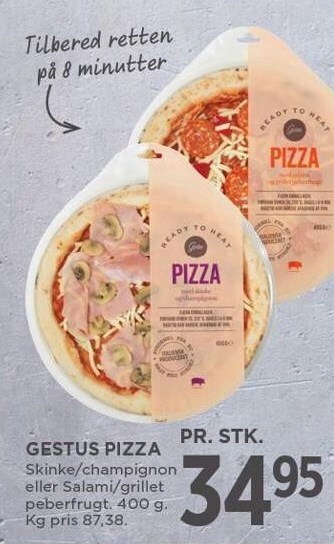 MENY Gestus pizza tilbud